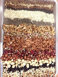 Bột ngũ cốc dinh dưỡng cao cấp 500g Làm từ 17 loại hạt có thêm macca, óc thumbnail