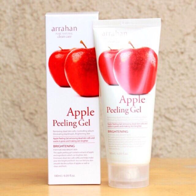 [HCM]Gel Tẩy da chết cho mặt - chiết xuất hoa quả làm trắng da - Arrahan Whitening Peeling Gel hương táo ??