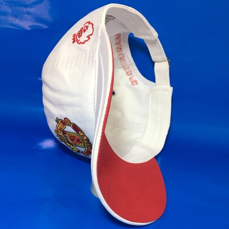 Nón kết cao cấp MU.FC (Trắng, Đỏ)