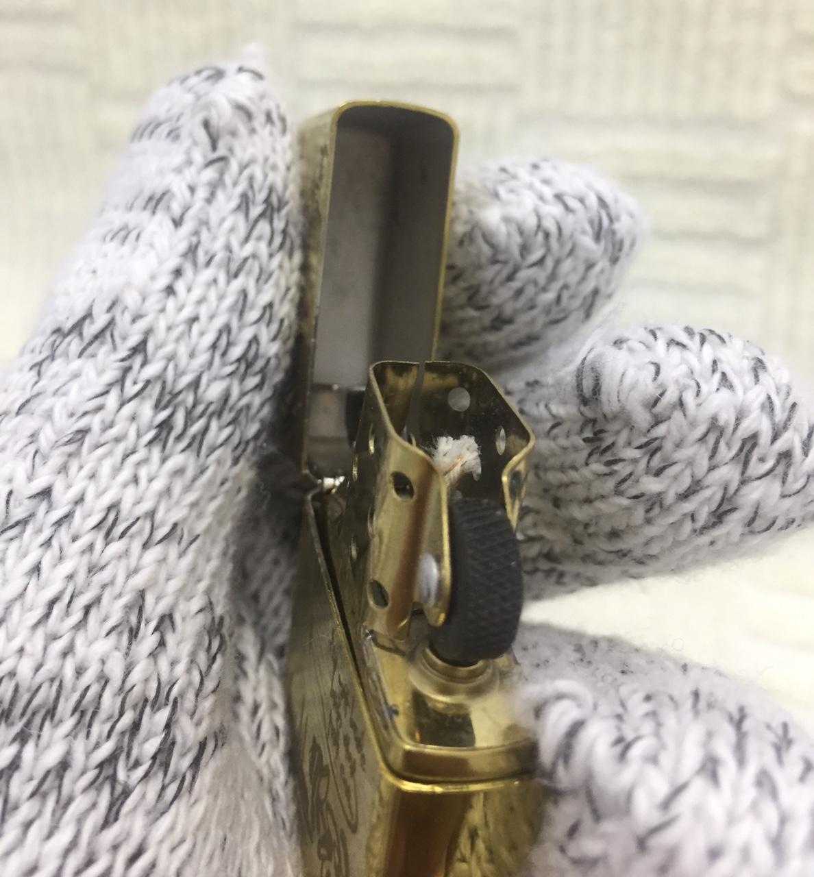 [HCM]Bật Lửa Zippo USA Khắc Chữ Nhẫn - Ruột Vàng