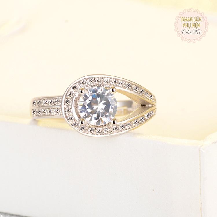 [HCM]Nhẫn nữ thời trang N19 đính đá