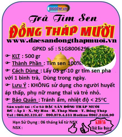Trà Tim Sen 500g - DongThapMuoi