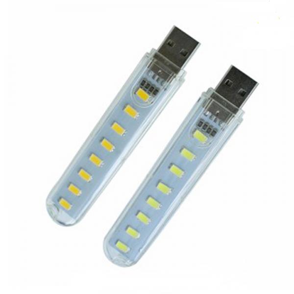 Quạt USB 2 cánh + Đèn usb 8 led siêu sáng