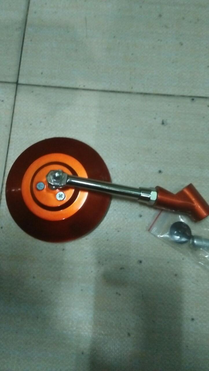 Kính chiếu hậu xe máy tròn 2 tầng - 1 cây