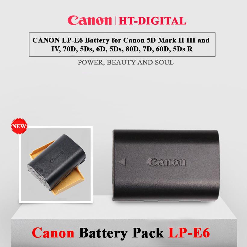 Pin Canon LP-E6 Cho Canon 60D 70D 6D 7D 5D MARK II 5D MARK III 7D II