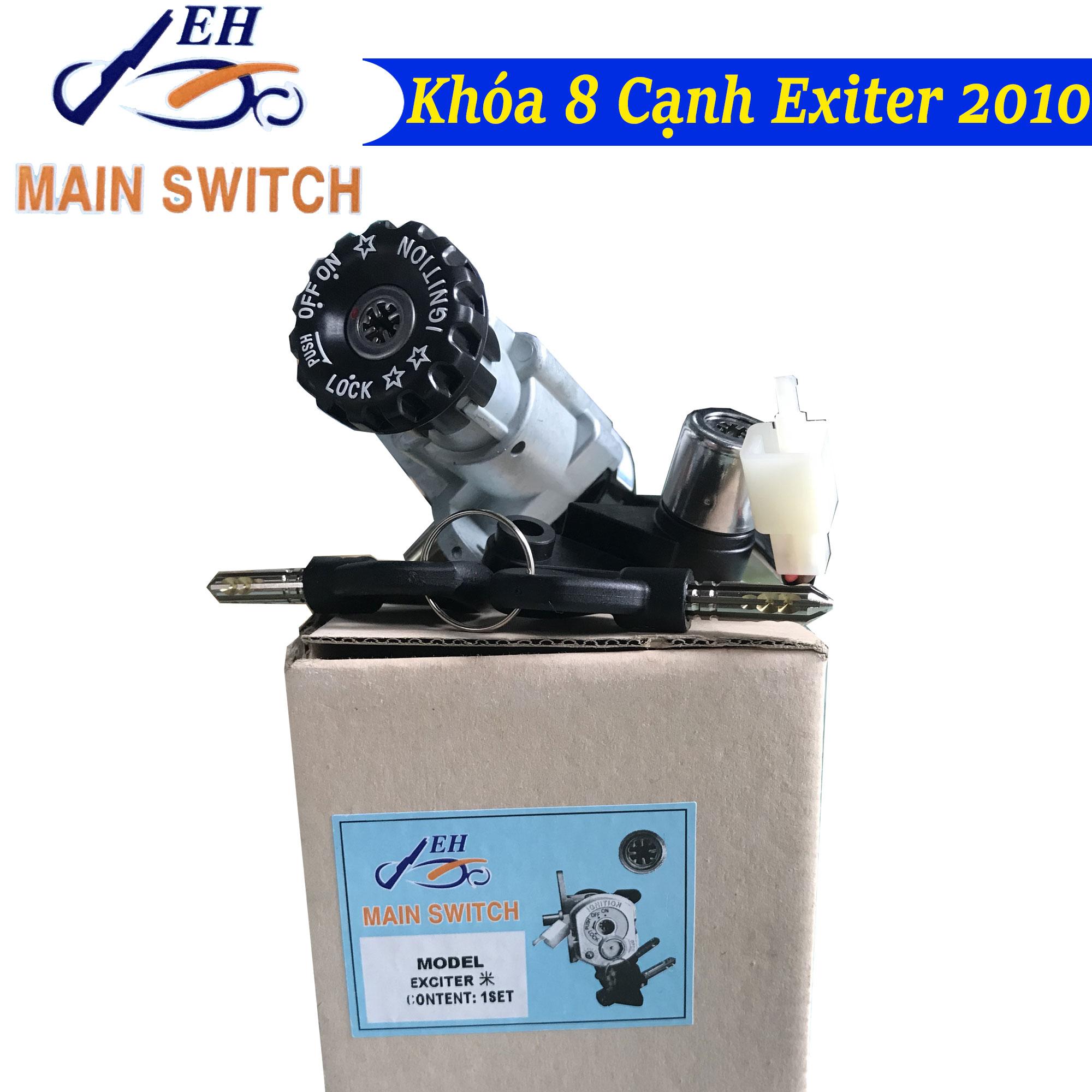 [HCM]Ổ Khóa Chống Trộm 8 Cạnh Xe Exciter 2010