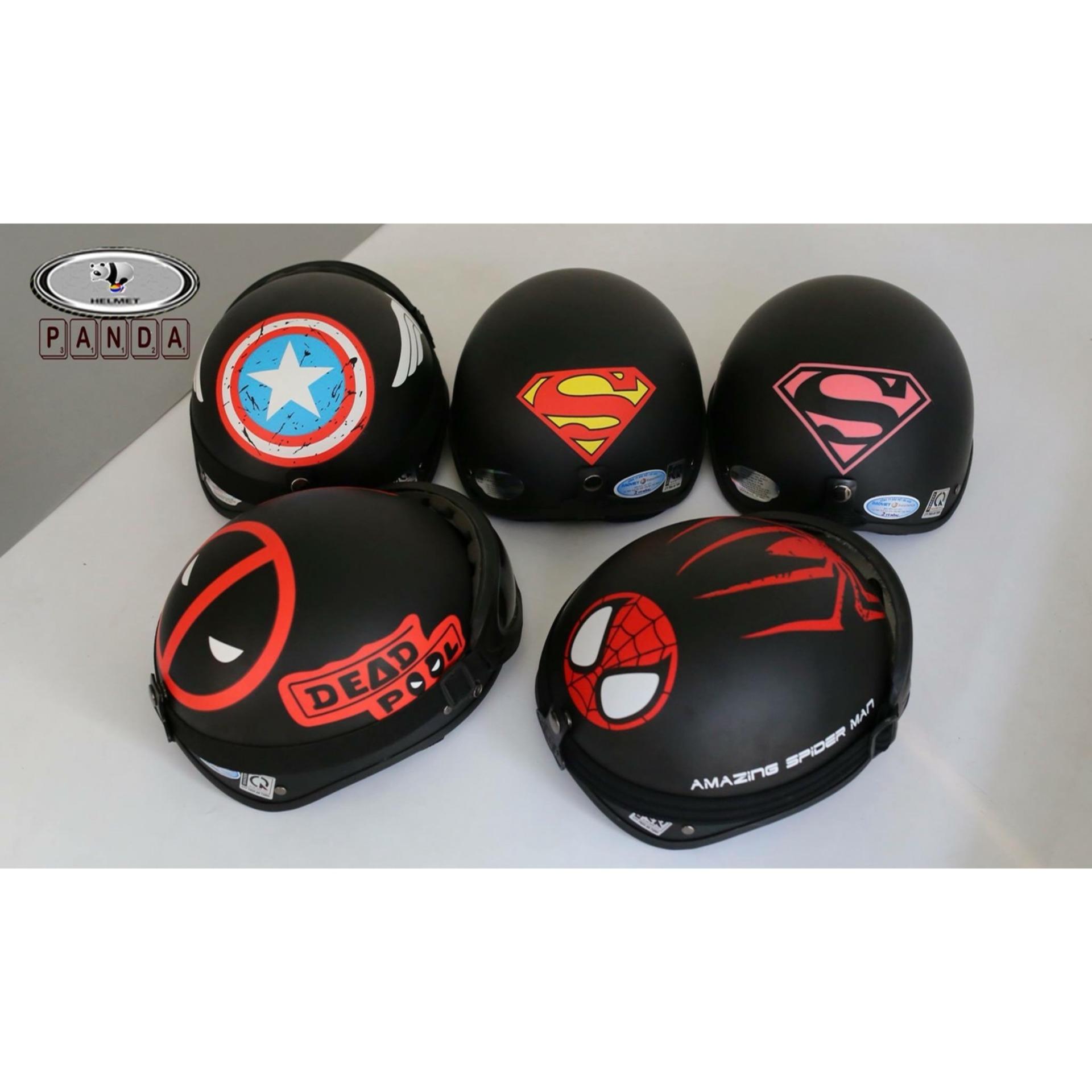 [HCM]Hàng công ty : Compo Mũ phượt Superman + Kính Phi công