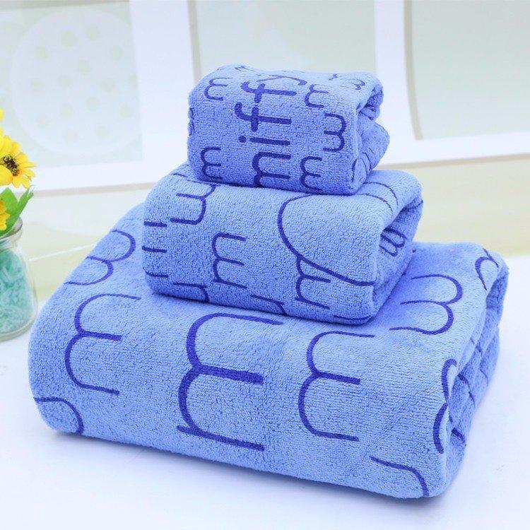 Bộ 3 khăn tắm, khăn mặt, khăn lau tóc cao cấp (loại lớn 1.4m)