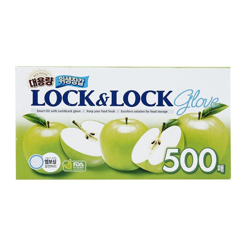 Găng tay nylon bằng nhựa tổng hợp PE Lock&Lock LWP800 hộp 500 chiếc