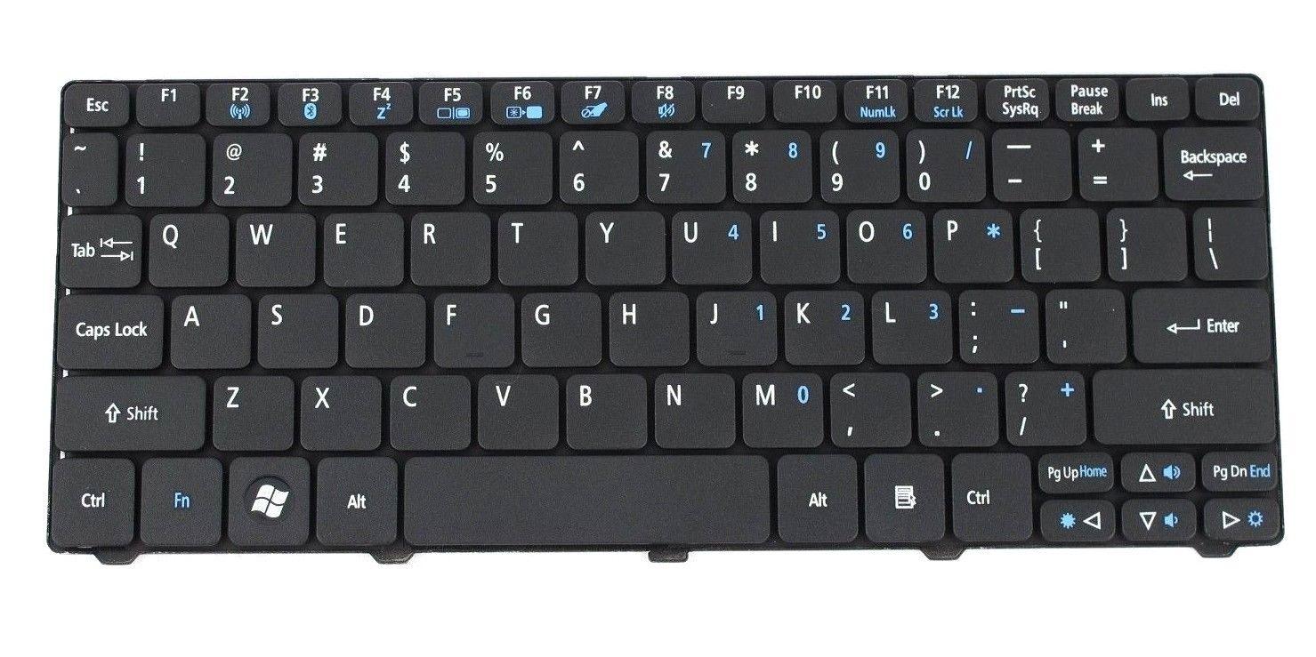 Bàn phím laptop Acer Aspire One D255, D255E, D257, D260, D270