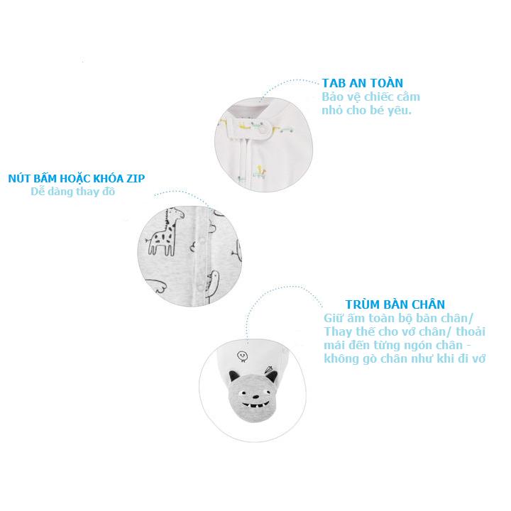 Áo liền quần cho bé Carters Nhập Mỹ CA127G207 (Đen)