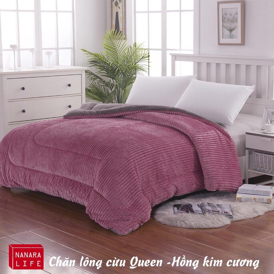 Chăn lông cừu QUEEN Nanara Life Nhật Bản - Nhập khẩu chính hãng