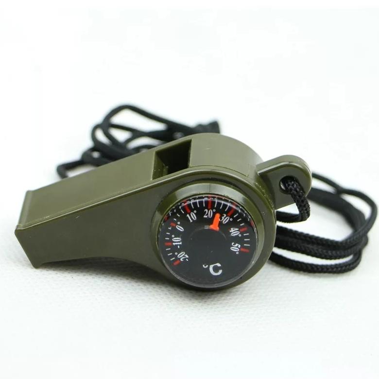 Còi cứu hộ có la bàn và nhiệt kế MH30