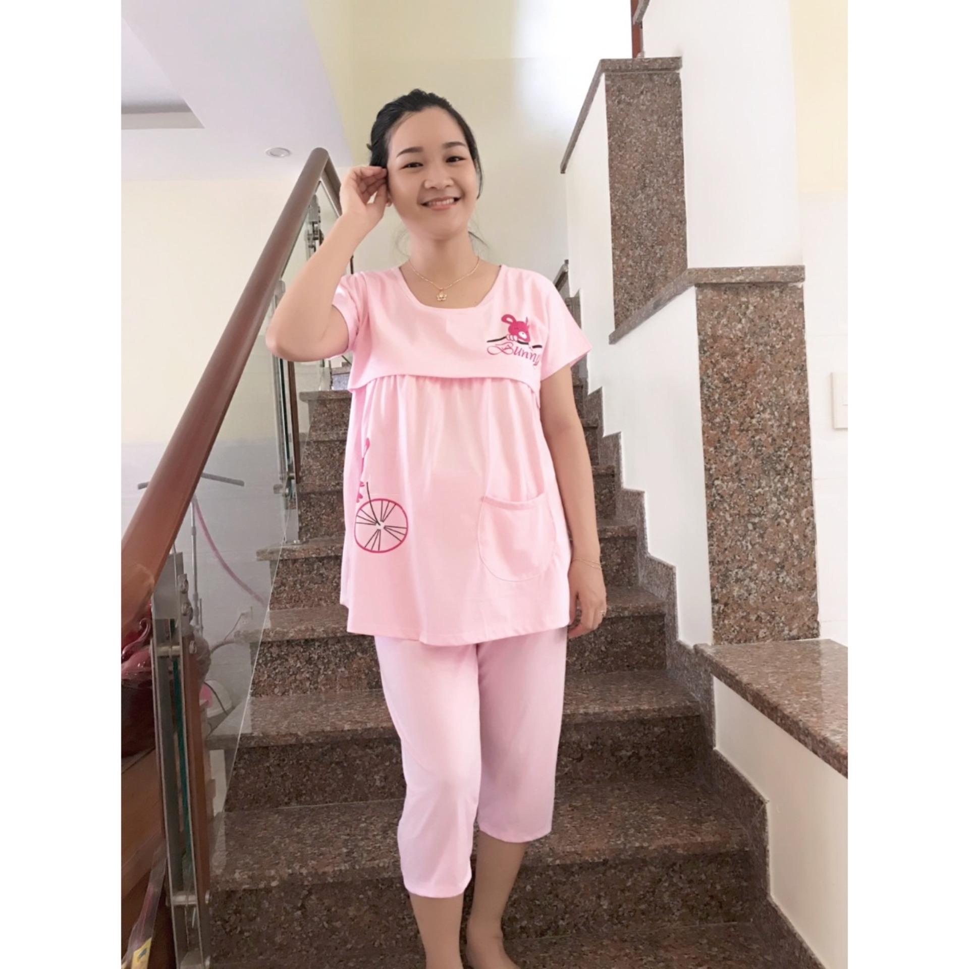 Đồ bộ bầu lửng 2 chức năng thỏ (da)