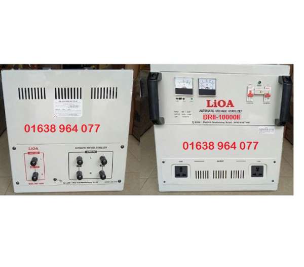 Ổn áp LiOA 10KVA dải 50V-250V DRII-10000 II thế hệ mới, dây đồng 100%