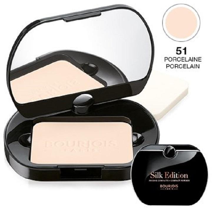 Phấn Phủ Bourjois Silk Edition Compact Powder Màu 51 Porcelain