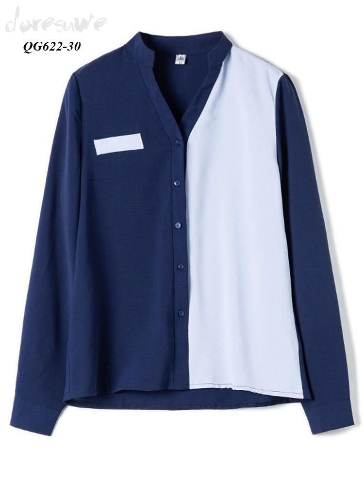 ÁO SƠ MI PHỐI MÀU - SIZE S-6XL