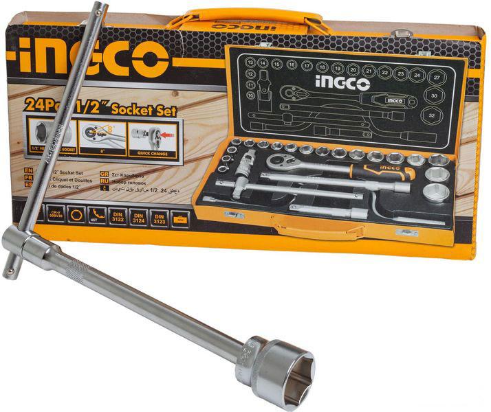 Bộ tuýp 24 chi tiết INGCO HKTS0243 (loại 1/2 inch)