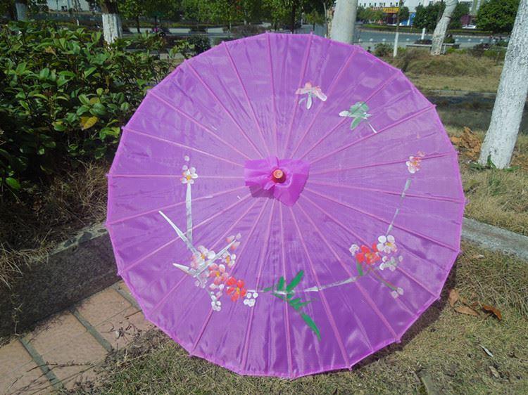 Dù cán gỗ Nhật Bản (màu tím)