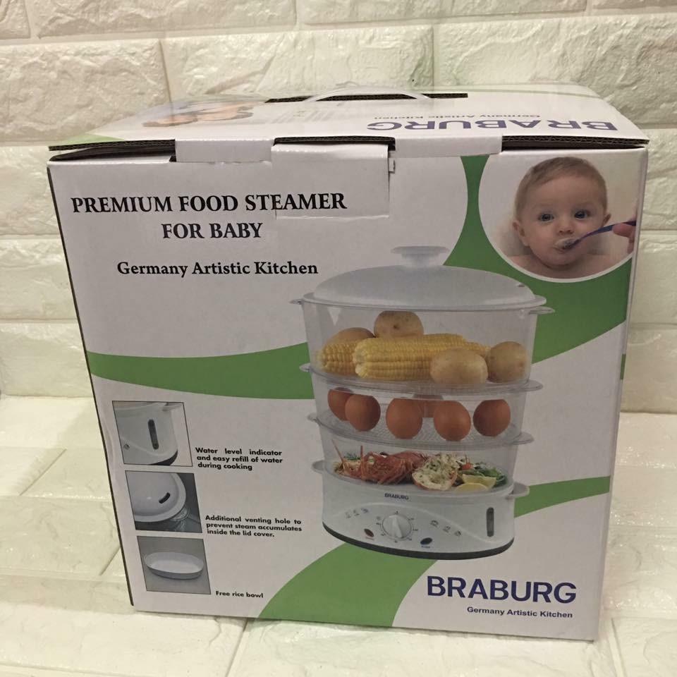 NỒI HẤP ĐIỆN 3 TẦNG BRABRUG B3F