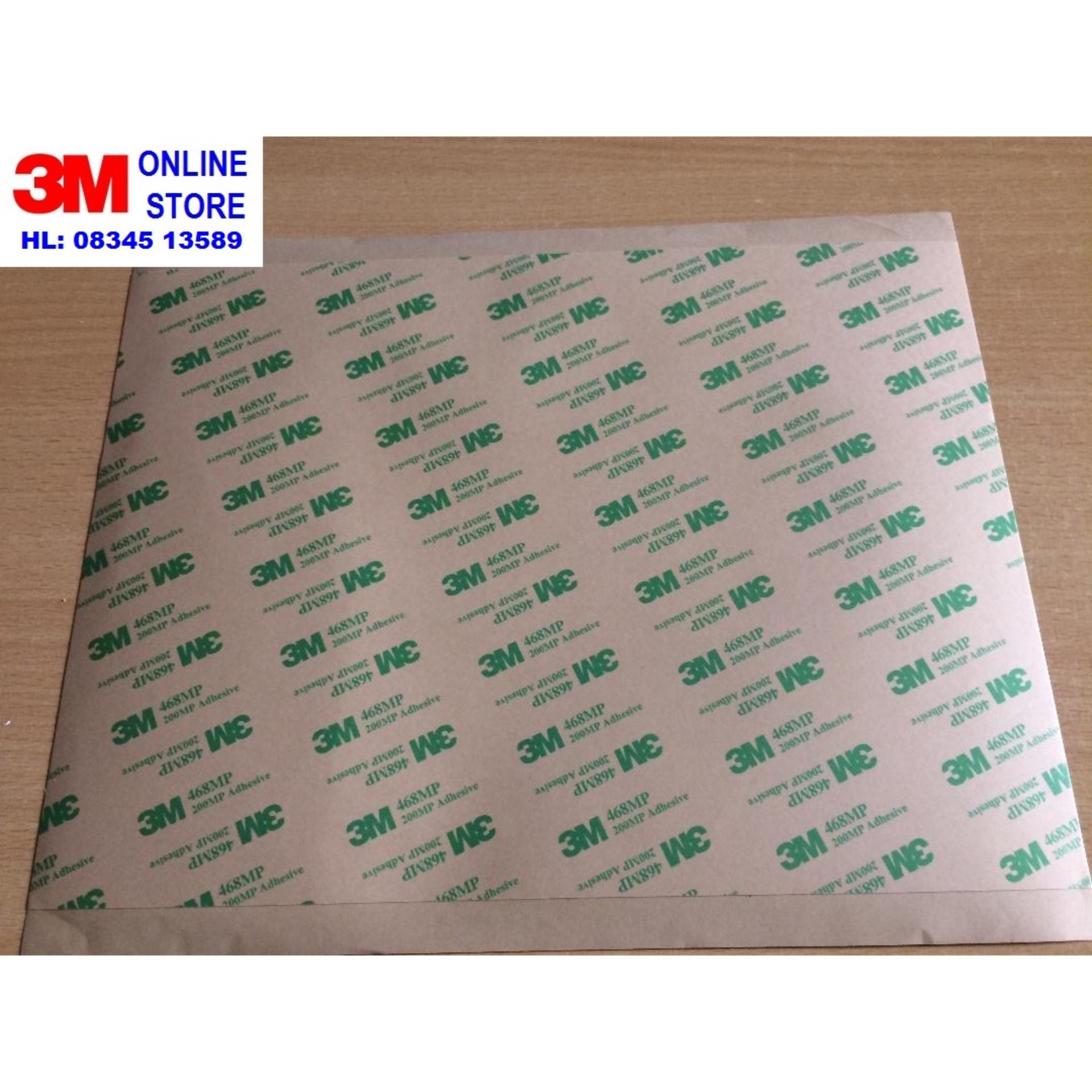 BĂNG KEO 2 MẶT DÁN LOGO 3M 468MP khổ A4 (200mm x 290mm)