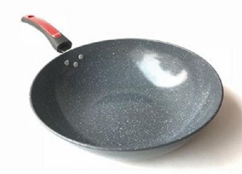 Chảo Đá Hoa Cương Chống Dính, Chảo Đá Sâu Lòng 32cm Dùng Được Cho Các Loại Bếp.