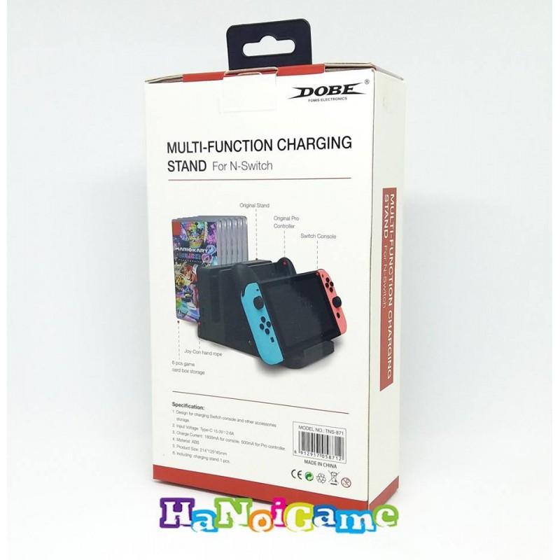 Dock sạc Dobe đa chức năng cho máy Nintendo Switch