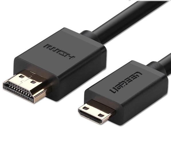Cáp chuyển đổi Mini HDMI sang HDMI 3m Ugreen 10118 (Đen)