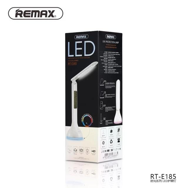 Đèn bàn LED chống cận REMAX, sạc điện, cảm ứng, đổi 3 màu RT E185, hàng nguyên seal