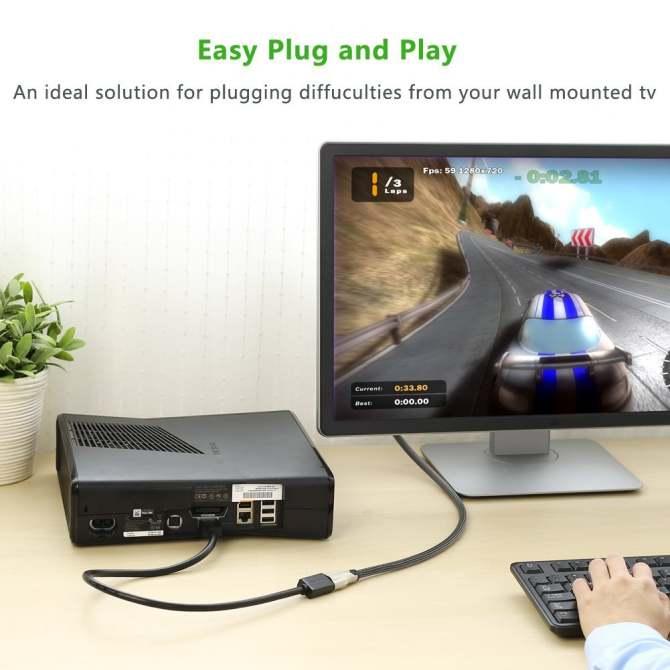 Cáp nối dài HDMI 3M hỗ trợ 4K 2K Ugreen 10145 (Đen)