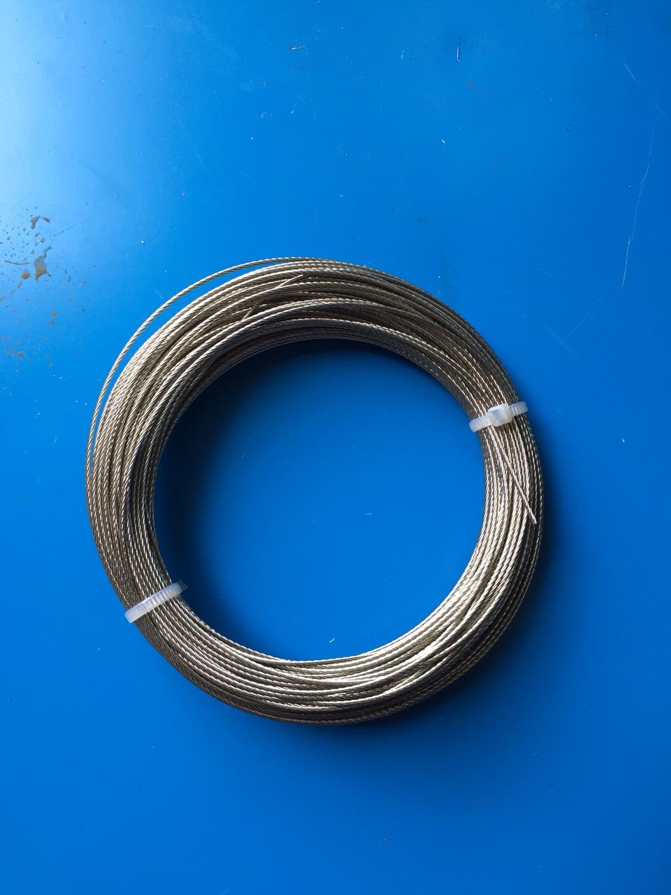 dây cáp inox 304 1 ly x 10m