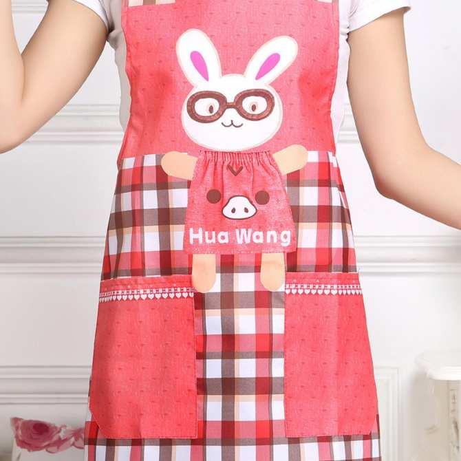 Tạp dề thời trang Hàn Quốc hình thỏ