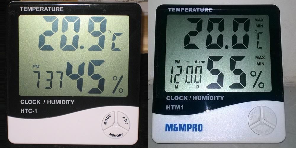 Đồng hồ đo độ ẩm. nhiệt độ M&MPRO HTM1-HTC1