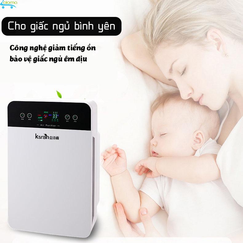 Máy lọc không khí cao cấp Ksrain lọc bụi siêu vi PM 2.5A