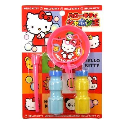 Bộ thổi bong bóng xà phòng Kitty- Hàng Nhật nội địa