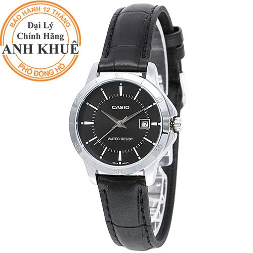 Đồng hồ nữ dây da Casio Anh Khuê LTP-V004L-1AUDF