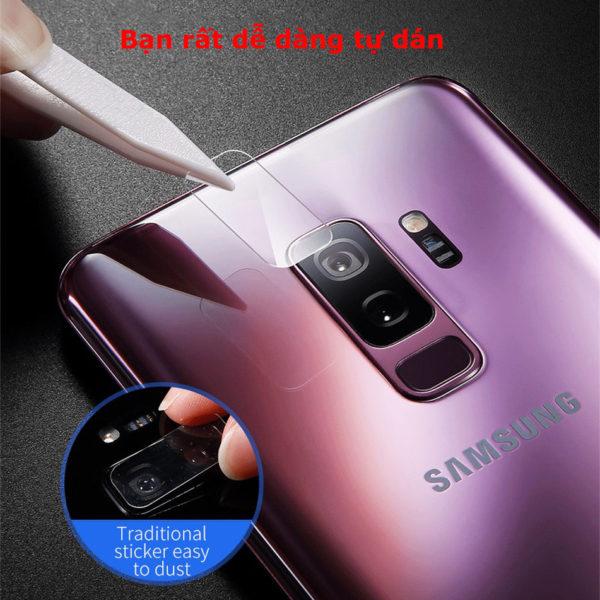 Miếng dán kính cường lực Camera cho Samsung S9 Plus hiệu Baseus