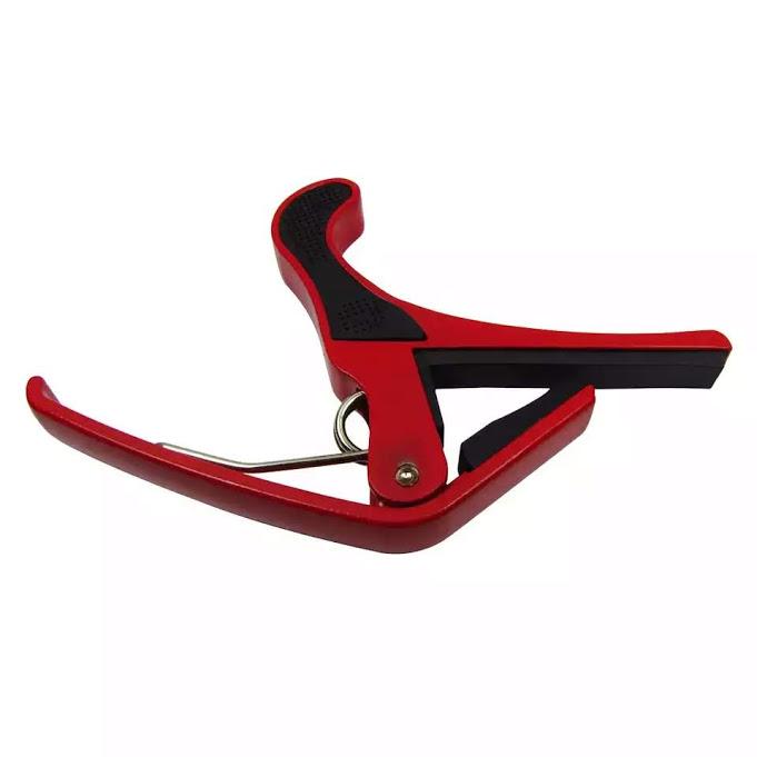 Capo Guitar Màu Đỏ Tặng Phím Gãy