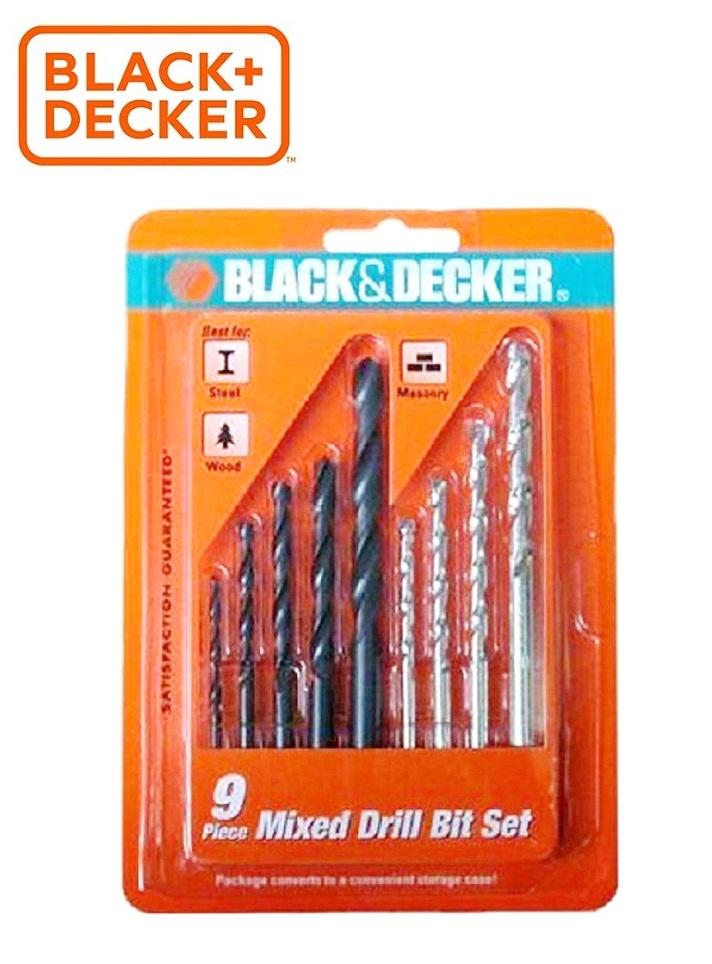 Black+decker - a8106g hộp mũi khoan đa năng 9 chi tiết