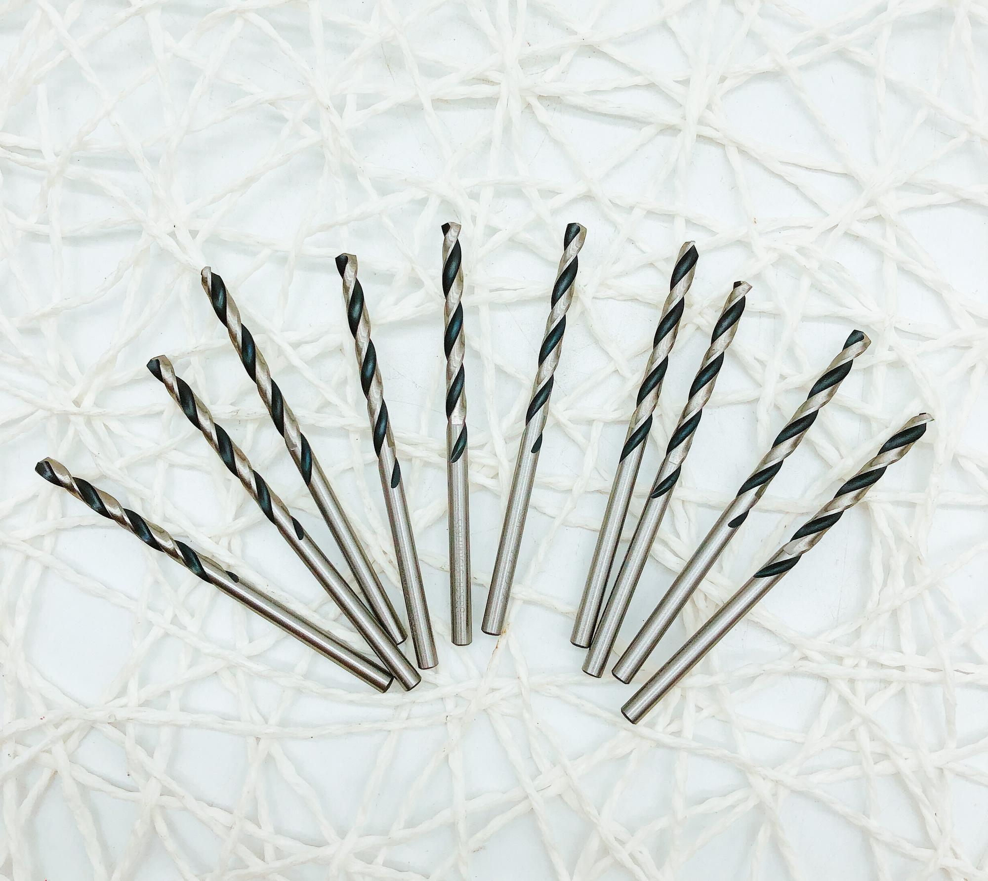 Bộ 10 mũi khoan sắt inox kapusi 3.5mm