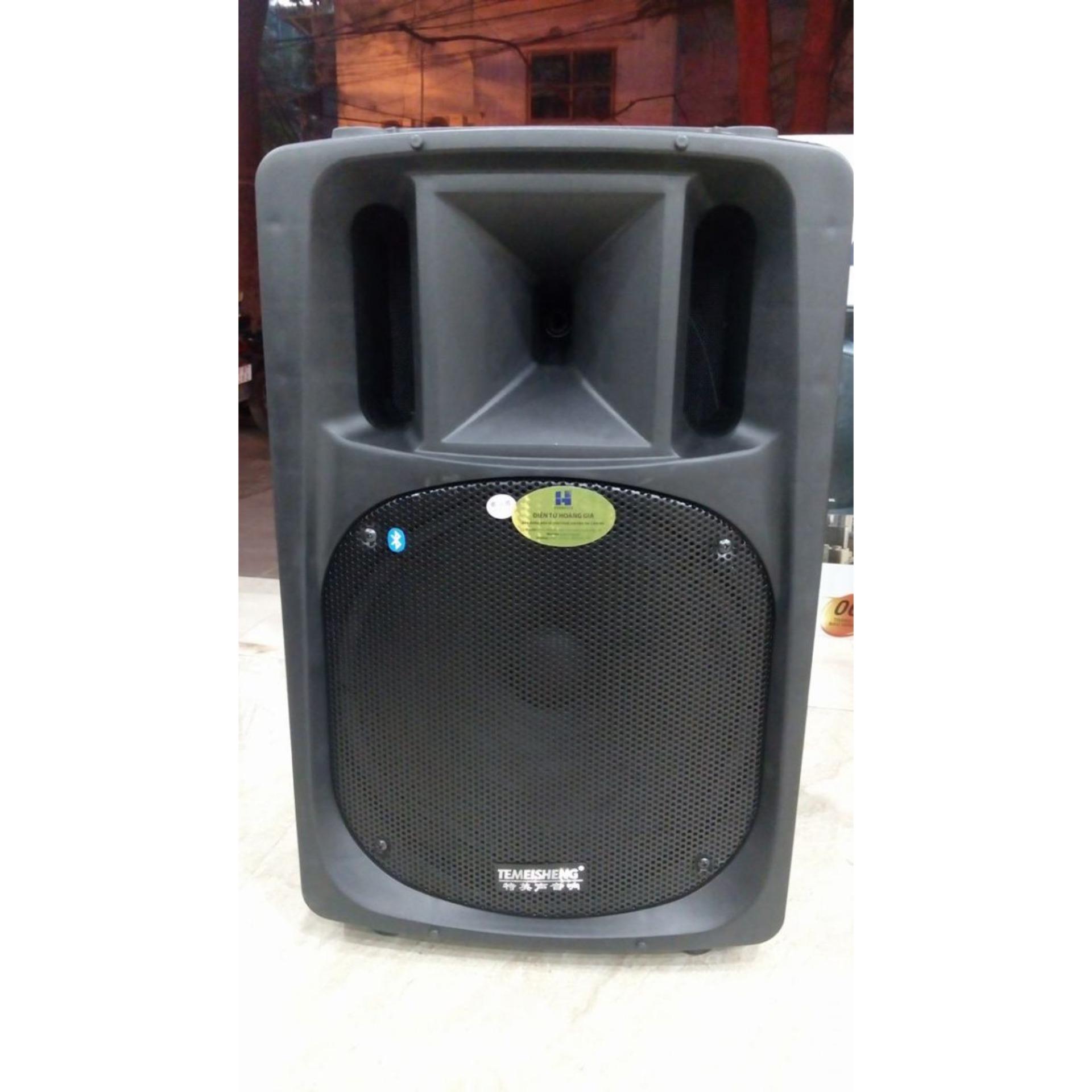 [HCM][Trả góp 0%]Loa Kéo Temeisheng SL-16 Bluetooth -  Micro màu vàng cao cấp