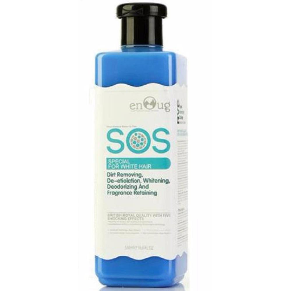 Sữa tắm cho chó lông trắng SOS xanh dương 530ml