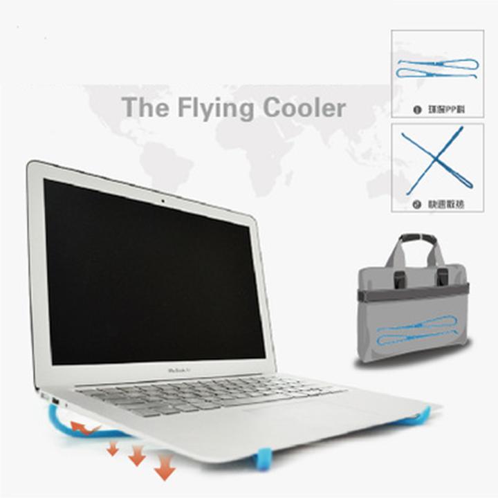 Đế tản nhiệt laptop xếp gọn cho vào ba lô