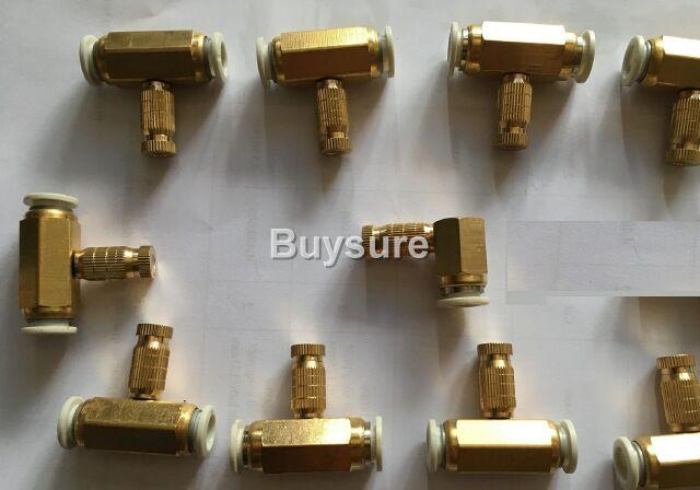 Bộ 10 nối+béc phun sương bằng đồng cao cấp