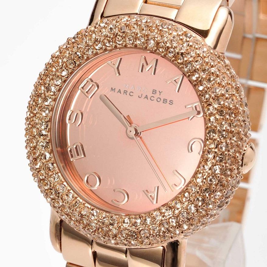 Đồng hồ nữ Marc Jacobs MBM3192 vỏ thép size 36mm (Vàng hồng)