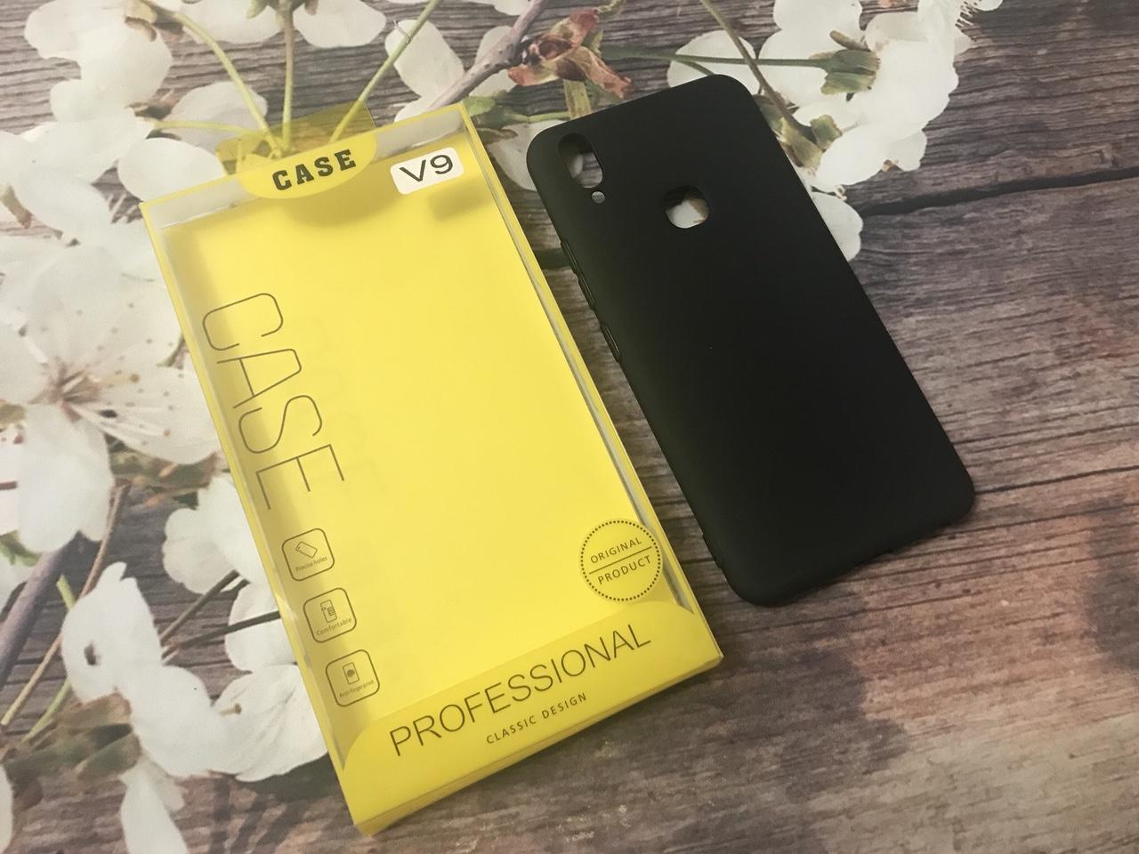 Ốp dẻo đen silicon cao cấp cho Vivo V9