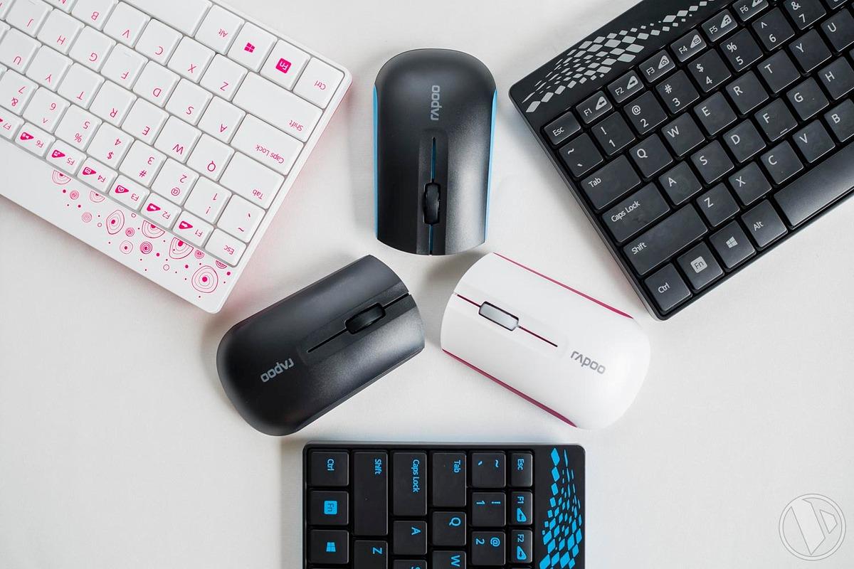 Bộ bàn phím chuột không dây Rapoo 8000 USB-Wireless
