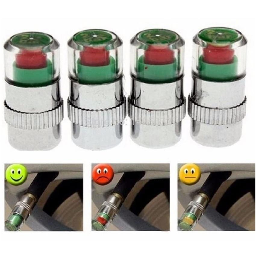 Bộ 4 nắp van cảnh báo áp suất lốp
