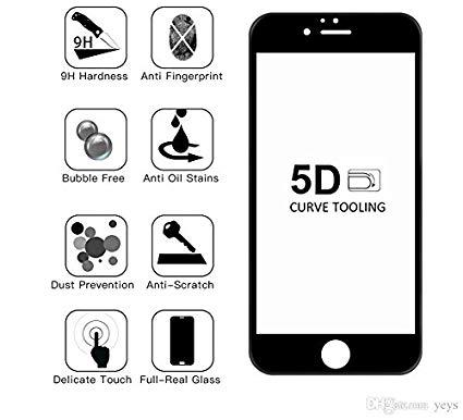 Kính cường lực Full màn iPhone 7 / 8 Đen