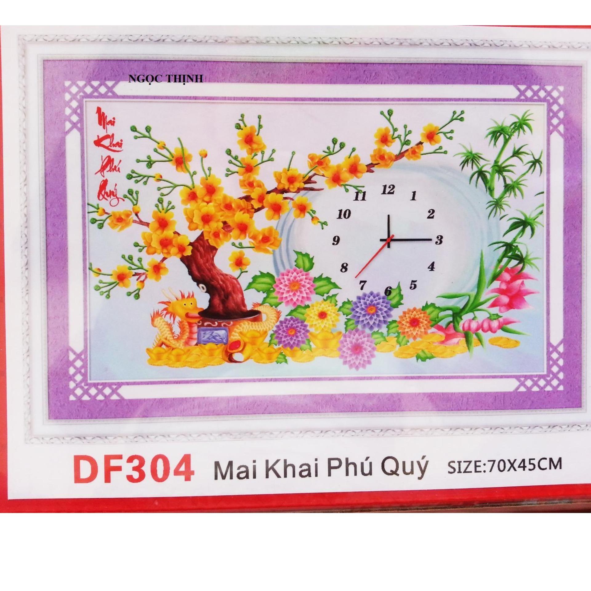 Tranh đính đá gia hoà vạn sự hưng DF304